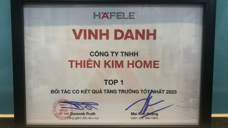 Thiên Kim Home ghi dấu ấn tượng với kết quả kinh doanh top 1